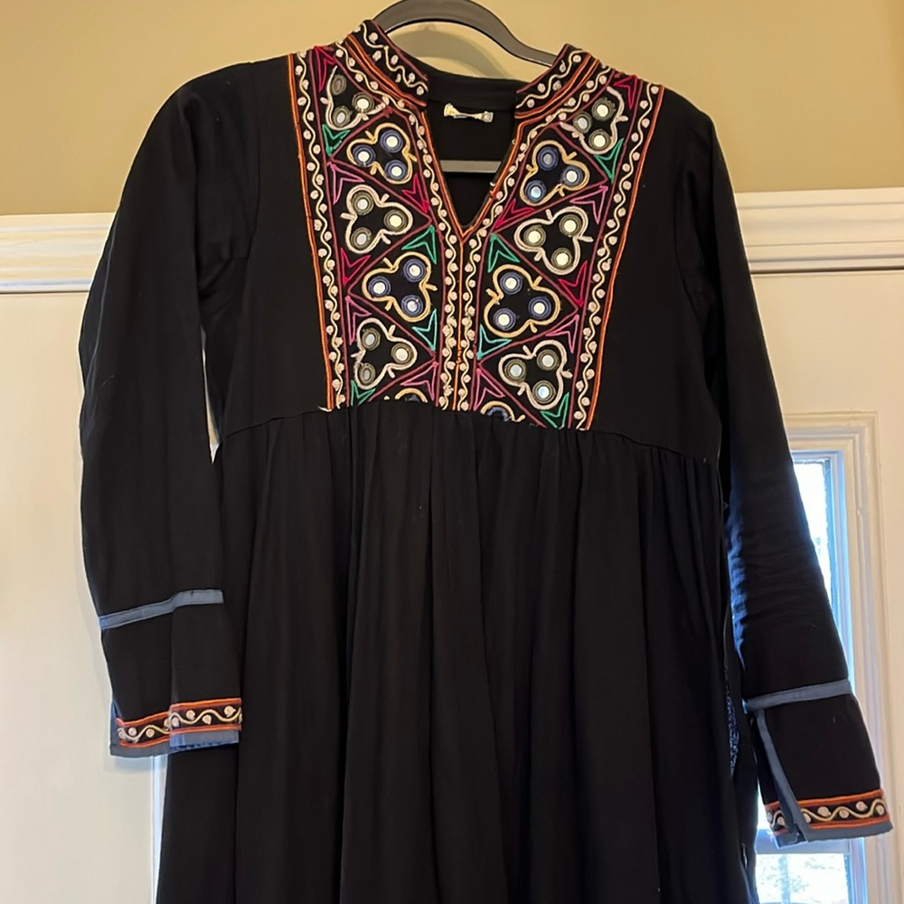 Matta black embellished dress